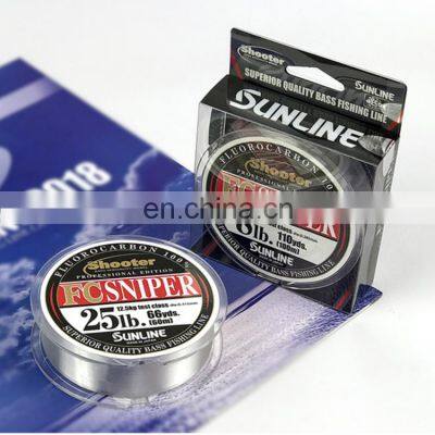 Fluorocarbon Layer folrocarbon Line SUNLINE FC SNIPER 150m Fluorocarbon Fishing Line