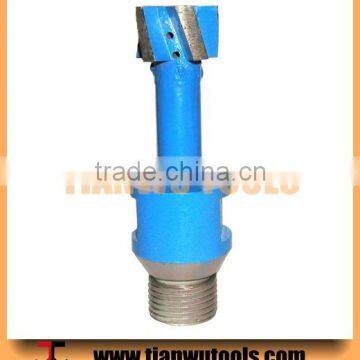Dia.23*H15*5 teeth-G1/2"+M14 Diamond Finger bit for CNC machine milling cutter CNC tools