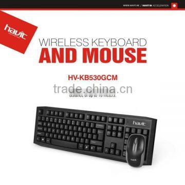 HAVIT 2.4GHz wireless technology keyboard and mouse