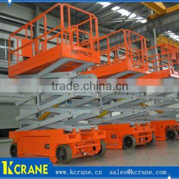 Self-propelled aerial work platform, hydraulic platform with ce sgs iso gost