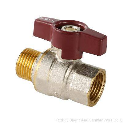 SM wide range of brass manual ball valves Male x Female for water ,oil and gas