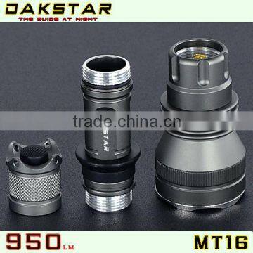 DAKSTAR MT16 XML T6 950LM 18650 High Power Deep Reflector Aluminum LED CREE Police Rechargeable Flashlight