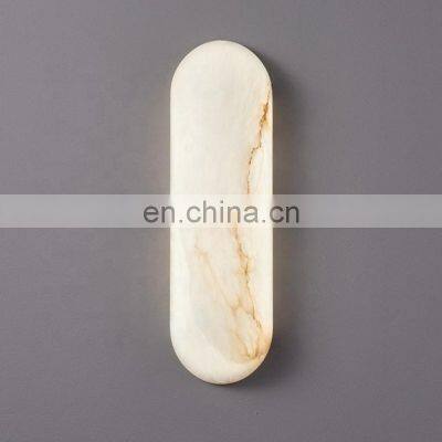 Indoor Decorative Living Room Home Modern Alabaster Wall Lamp Bedroom Bedside Wall Light For House