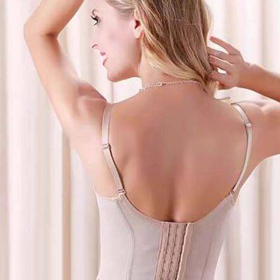 Lace Shapewear Bodysuit for Women Tummy Control Full Body Shaperwear V-Neck Sculpting Bodysuit Top Lace photo-2