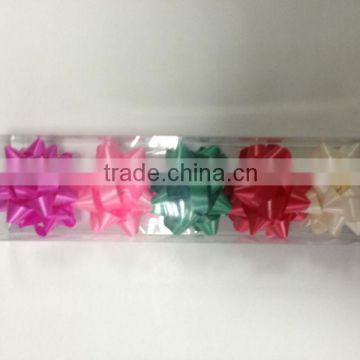 Party Decoration Ribbon: Glitter Holographic Decorative Wrap Star Bows or Garland Ribbon Flower