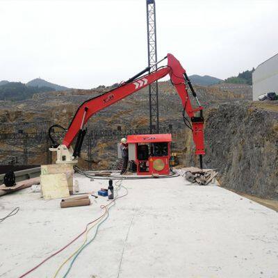 YZH Mining Stationary Rockbreaker Boom System