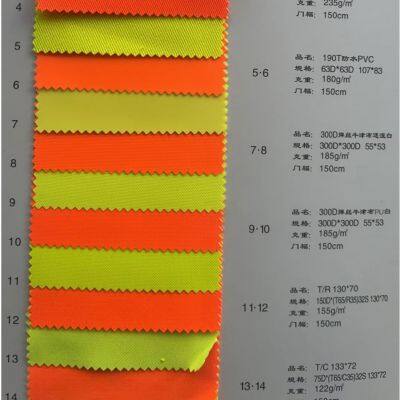 Прямое снабжение готовой флуоресцентной ткани размером 60 дюймов