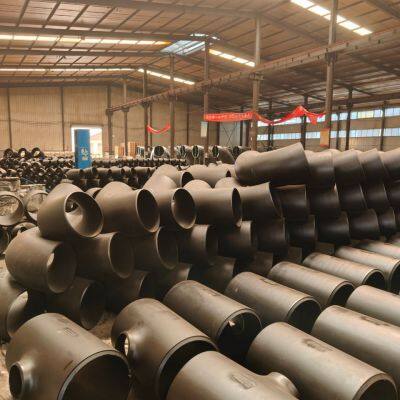 Butt Weld Carbon Steel CS Pipe Tee A234 WPB ASME B16.9 photo-3