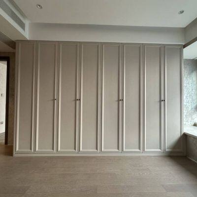 Hangmei Paint-free Solid Wood Wrapped Door Panel - 45-degree Mitered Frame, 360-degree Wrapped French-style Solid Wood Mitered Frame Cabinet Door photo-3