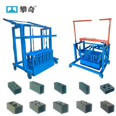 Machine à briques pour mobile, machine à briques creuses en ciment, machine à blocs en béton