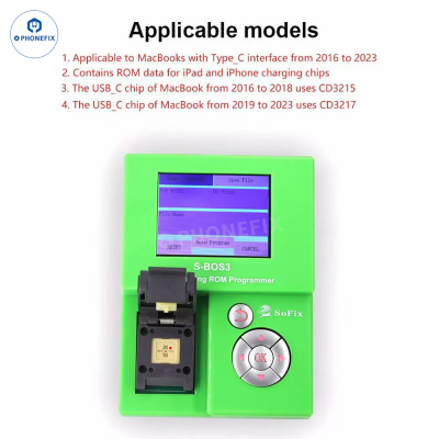 SoFix S-BOS3 Писатель ROM-данных для MacBook, iPad, iPhone