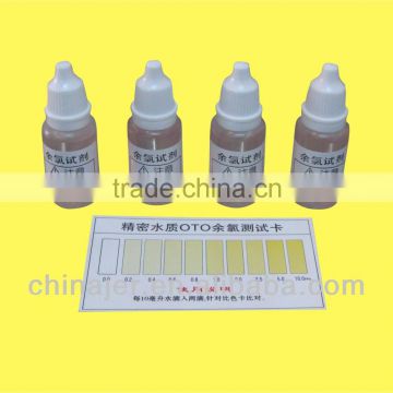 ph test water kit with color chart value