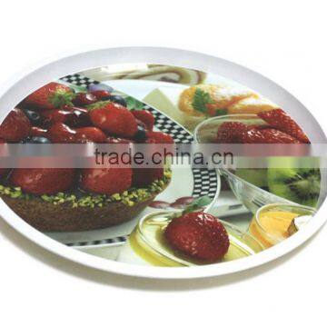 Round Bar Tray Tea Service Metal Tray photo-2