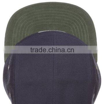 Leather Strap Closure Camping Hat / Made in Guangjia 5 Panel / Snapback Hat photo-3