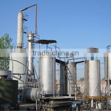 automatic used plastic oil refining unit waste oil recycling machine