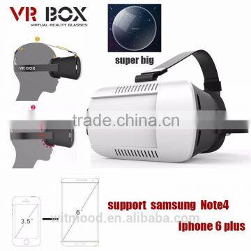 2016 Hot Selling VR headset vr box vrarle with bluetooth controller for 3d games and movie google cardboard 3d vr box