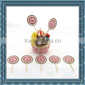 Direct Manufacturer high quality party and wedding cake topper/cake toothpick