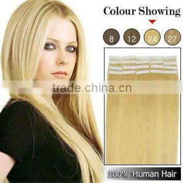 Top Quality European PU Weft/ Tape Weft Hair Extension