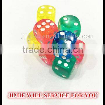 13mm high quality colored bone dice