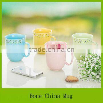 bone china personalized porcelain tea mug wholesale