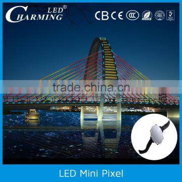 dmx LED rgb mini dot architectural wall pixel light
