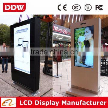 46inch LCD Monitor Advertising Screens With High Brightness HDMI Inputs Outdoor IP65 Digital Signage