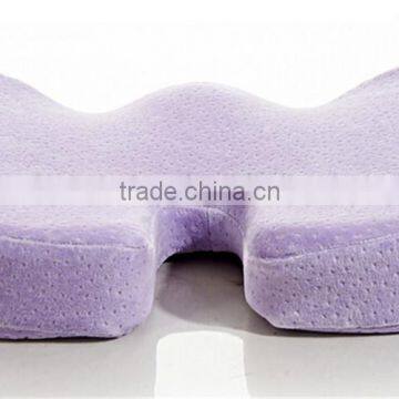 PU Moulded Coccyx Orthopedic Memory Foam Seat Cushion, Car Seat Cushions, Plain Velour Cover, Different Color Available photo-2