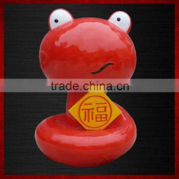 fiberglass cartoon character statue