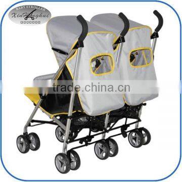 Top Level Baby Twin Stroller Aluminum photo-3