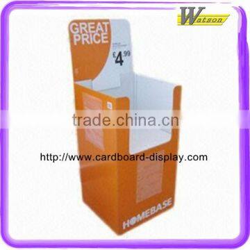 magazine and newspaper customized cardboard display dump bin