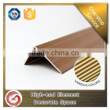 2015 aluminium alloy trimming L shape Aluminium tile trim inside corner tile trim