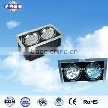 18W led grill strobe lamp shade accessory for led lighting,aluminum alloy,square,China supplier