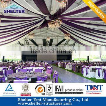 big outdoor partytent for banquet holding 1000 people in time