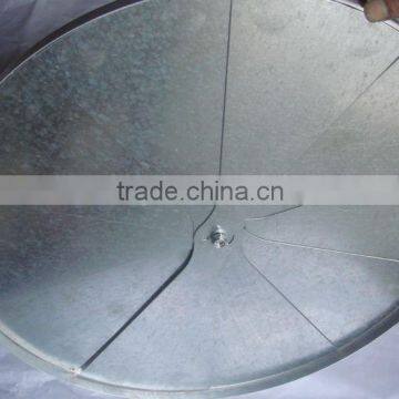 Hvac Adjustable Round Iron Air Vents With Damper photo-4