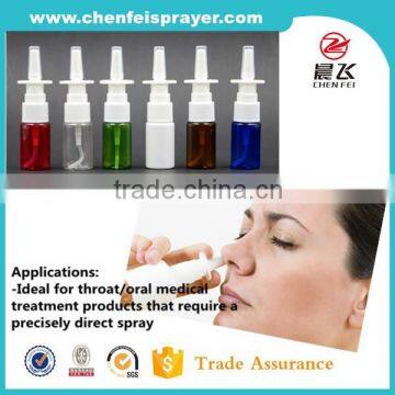 Modern design wholesale plastic bottle usage nose sprayer medical nasal sprayer 20 410 dosage 0.12ml with good quality