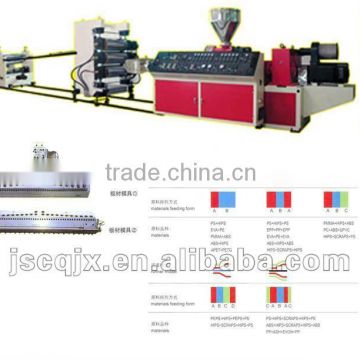 PVC free foamed sheet production line