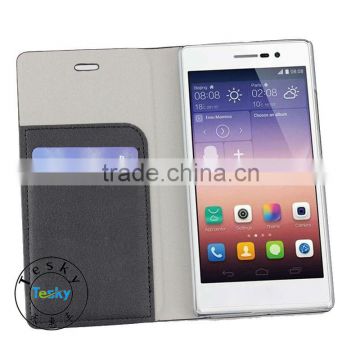 HOT BUSINESS STYLE FLIP COVER CASE FOR HUAWEI ASCEND P7