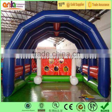 Kids entertainment equipment commercial customized inflatable soccer field / pitch