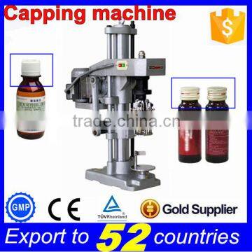 Door to door factory price Capping machine semi automatic,capping head for glass bottles