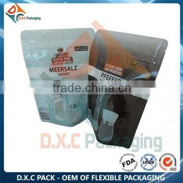 Food Packaging Design Resealable Foil Packaging Bags