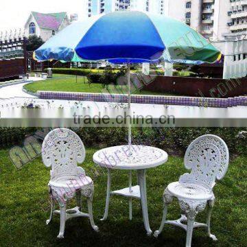 polyester fabric cheap chinese large beach umbrella parasol with frills