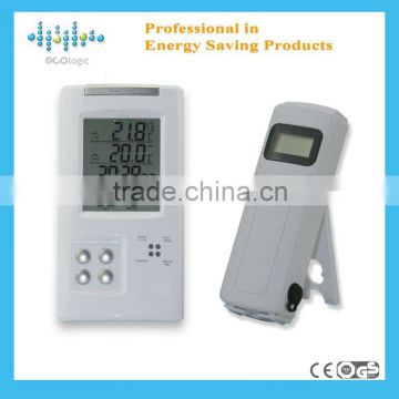 2013 digital hygrometer with 3-line LCD display weather station