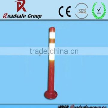 RSG flexible delineator post , road sign reflective PU spring post/guid post