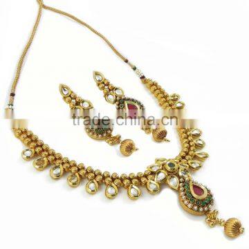 Indian Polki Style Necklace Sets photo-5