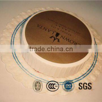 Hotel disposable wholesale paper cup cover stamping gold