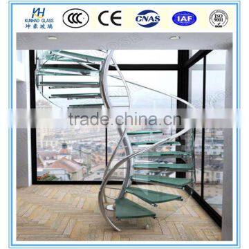 15mm tempered glass stair tread tempered glass floor panels