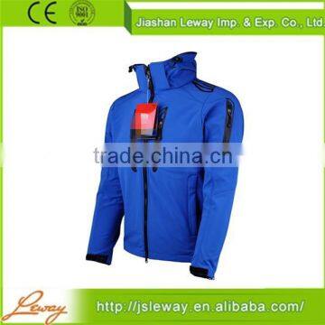 Professional manufacturer wholesale blue softshell jackets