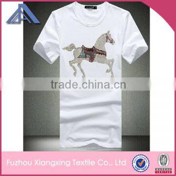 Hot sales Custom White club Polyester Quick Dry Breathable 3D Printed Tshirt