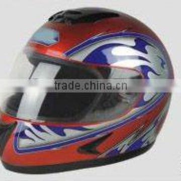 Colorful Motorcycle Helmets /Sport Racing Full Helmets in ABS or PP Material