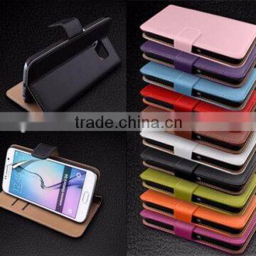 Real Genuine Leather Super Slim Flip Wallet Case For wiko lenny